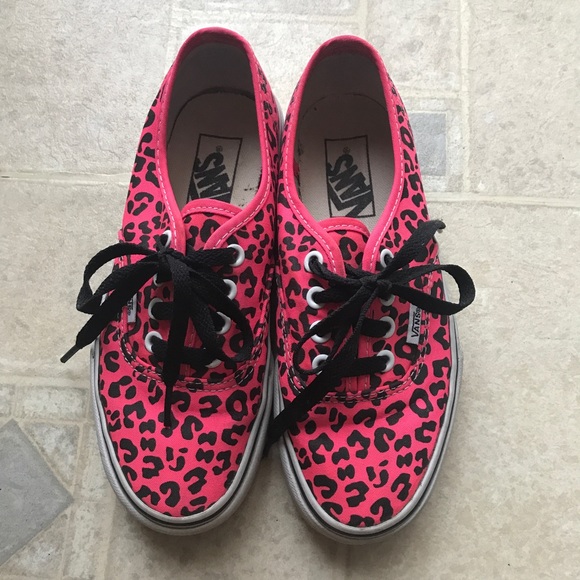 pink leopard print vans